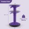 Wobble Stool Adjustable Height Active Sitting Stool Kids Adults Balance Seat Silicone Base Classroom Home